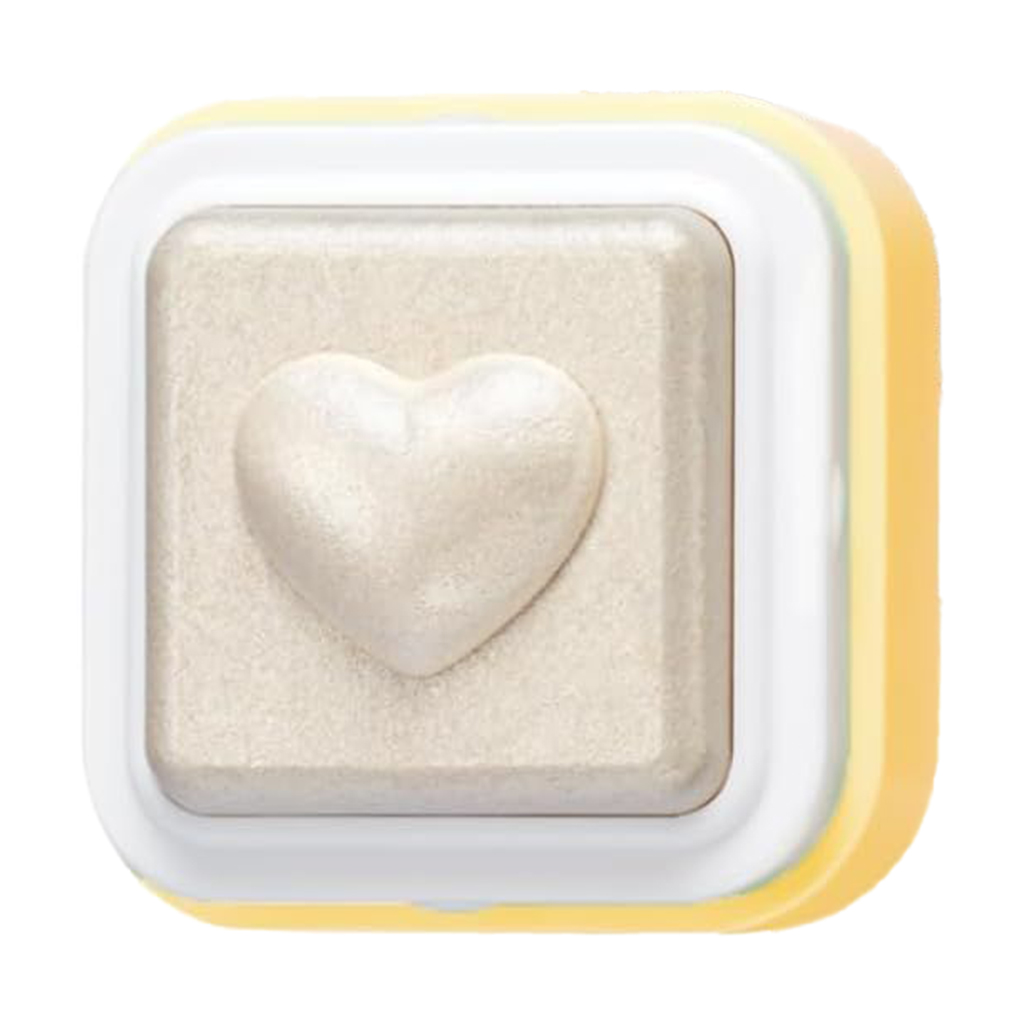 Компактний хайлайтер для обличчя Colorgram Milk Bling Heartlighter 07 Buttercup Ivory, 2 г